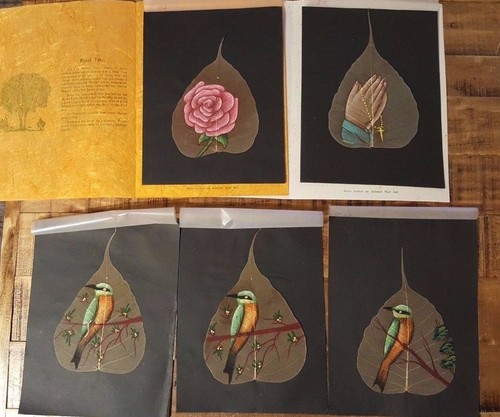 Vintage hand painted skeleton - hand,