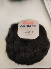 STOCK GR. 450 GOMITOLI MISTO LANA ALPACA CUBICOL - ADRIAFIL  - NERO 