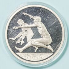GRECIA 10 EURO 2003 OLIMPIADI 2004 SALTO IN LUNGO PROOF ARGENTO MONETA SILVER
