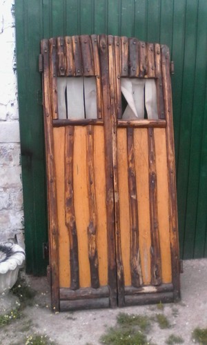 Vecchia porta rustica ante - rustica, 2