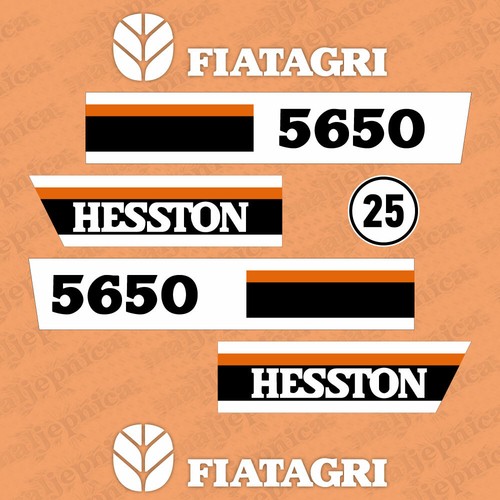 Fiatagri hesston 5650 adesivi - hesston,