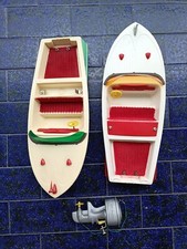 LIMA motoscafo 2 modelli 2406 + box Delfino Dolphin sport motorboard vintage toy