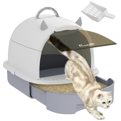 Lettiera per gatti chiusa con - lettiera,