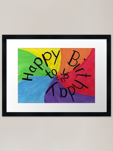 Quadro buon compleanno - buon,