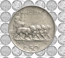 50 centesimi 1925 Leoni Rigato