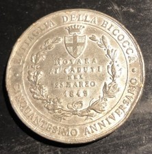 Medaglia Novara Ai Caduti 1899