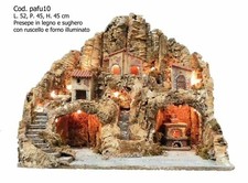 Presepe con ruscello e forno
