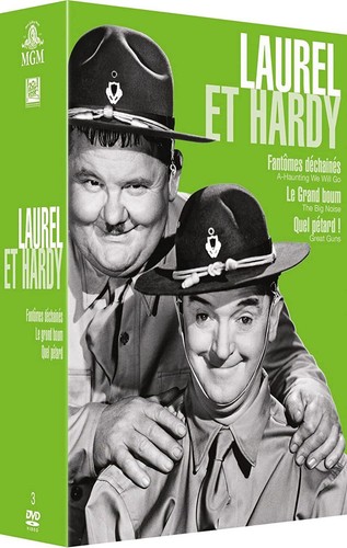 Dvd laurel hardy 3 films - dvd,