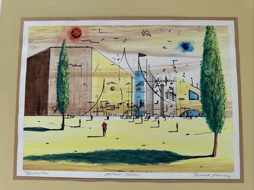 Quadro vintage surrealista - quadro,