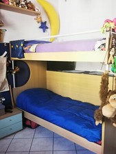 Letto castello con scala - castello,