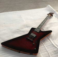 Chitarra elettrica Lawrence Explorer James Hetfield Metallica Red Burst H-H Pickups