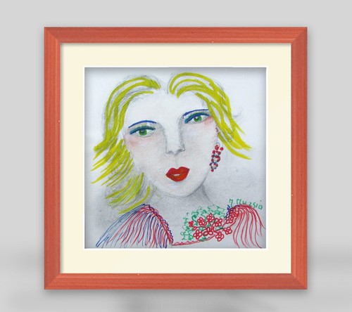 Maria murgia dipinto su - maria,