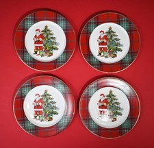 Set 4 piatti insalata tartan