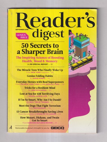 Reader digest september 2016 - digest,