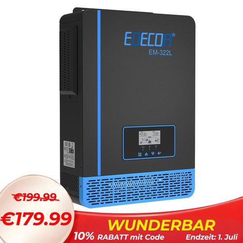 Inverter ibrido edecoa 24v - ibrido,