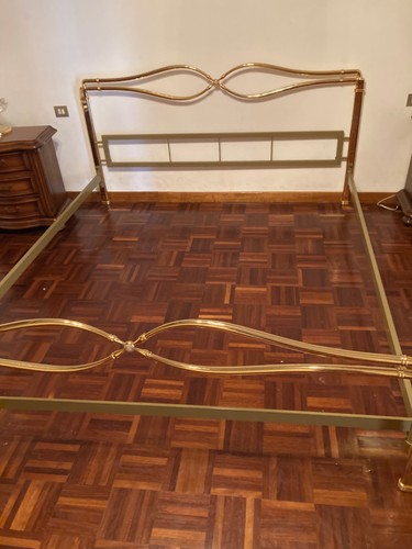 Letto ottone comodini - ottone,