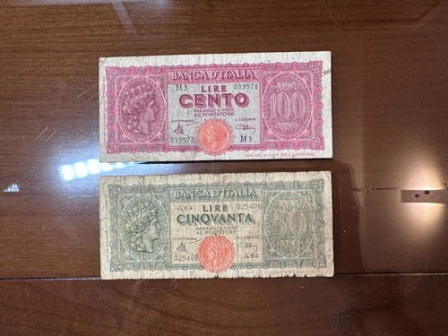 Lotto banconote 100 lire - lotto,