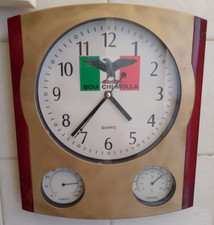OROLOGIO BAROMETRO IGROMETRO FIAMMA TRICOLORE VEDERE FOTO