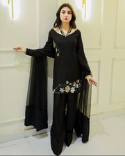 Pakistani Black Salwar Kameez