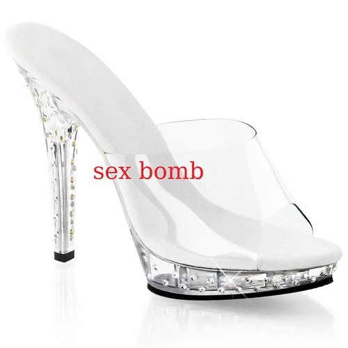 Sexy sandali plateau strass - sexy,
