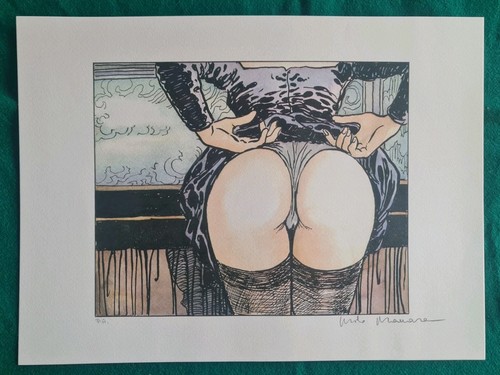 Milo manara stampa firmata - manara,
