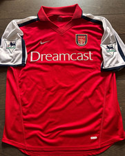 Maglia home arsenal - arsenal, 2000-2002