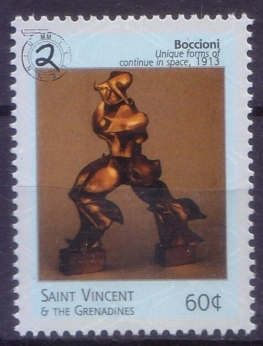 Scultura boccioni forme - forme, uniche