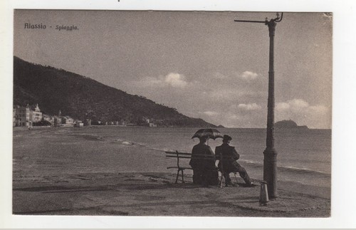 Cartolina postale spiaggia - cartolina, di