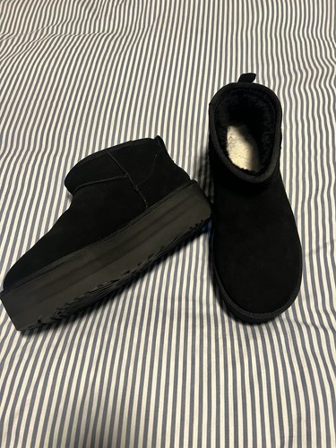 Ugg donna plateau nero - ugg,