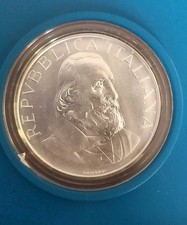 500 Lire Silver 1982 Centenary