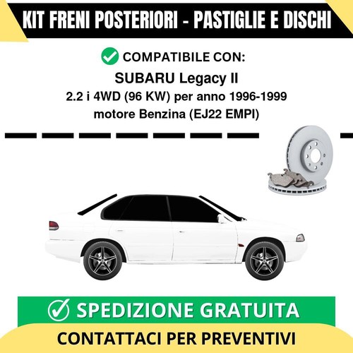 Kit freni posteriori subaru - kit,