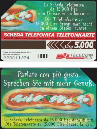 Scheda telefonica 5000 parlate - scheda,