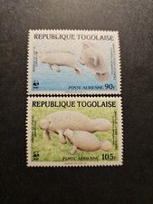 Timbro Togo Fauna Il Lamantino