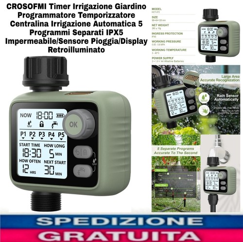 Timer irrigazione giardino - timer,