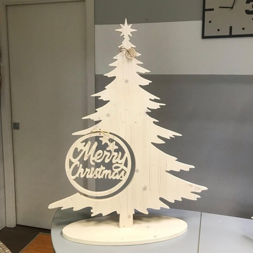 Albero natale legno - albero, in