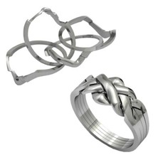 Anello puzzle croce - , criss
