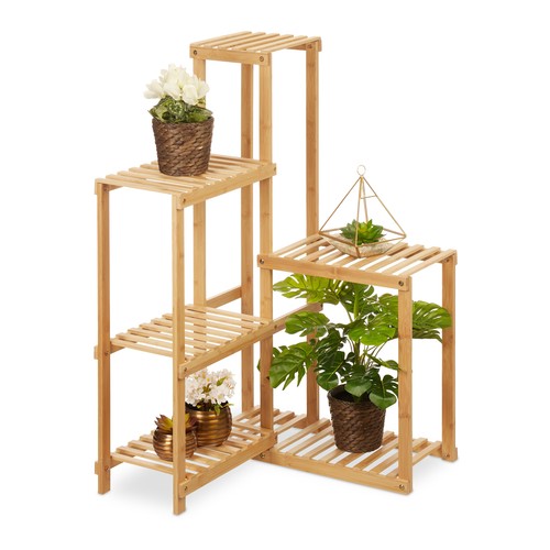 Scaffale angolare portafiori