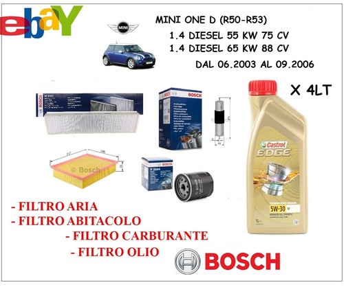 Kit tagliando filtri - filtri, bosch
