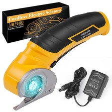 Tagliacartone Elettrico Ricaricabile, Forbici Lama Rotante Senza Fili per Fai da Te C