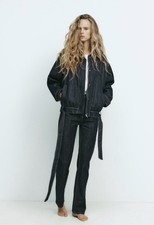 ZARA Giacca di jeans denim con