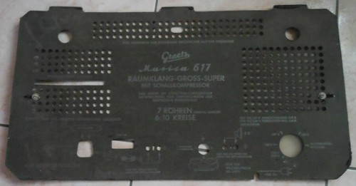 Pannello posteriore radio