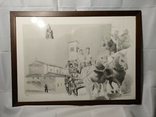 Litografia quadro M. Zuppelli