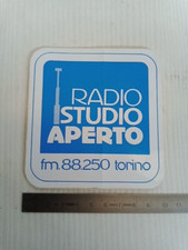 Adesivo vintage radio Studio