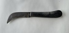 Ancien couteau artisanal de poche pliant serpette Tarry Levigne France old knife