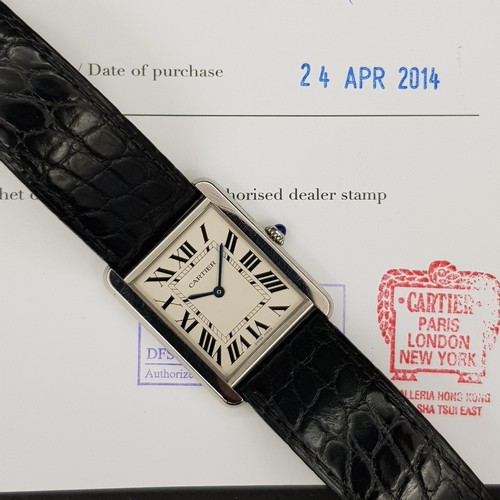 Cartier tank solo - solo, with