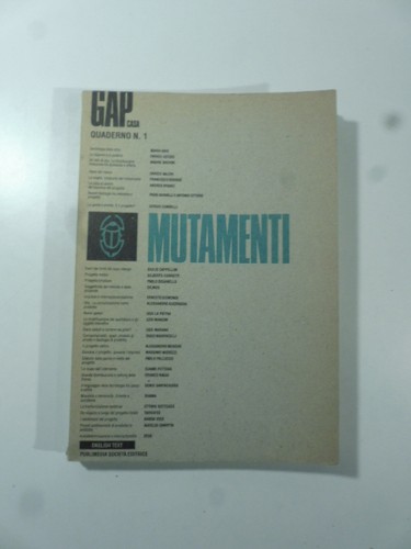 Gap casa quaderno 1 - gap, n.