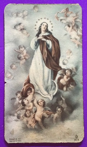 Santino holy card - holy, card,