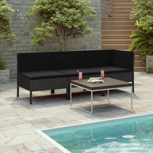 Divani giardino set 3pz con - set,