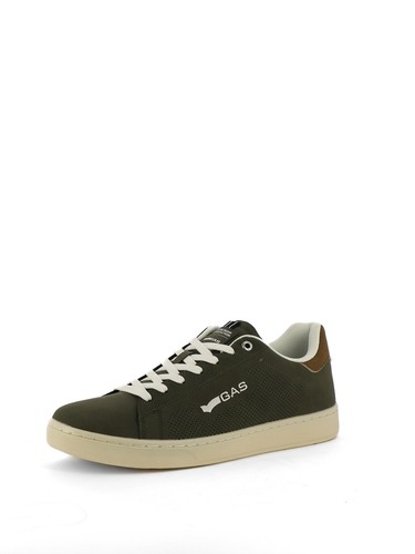 Sneakers stringate uomo verde