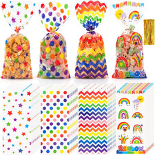 100 pezzi sacchetti compleanno - 100,